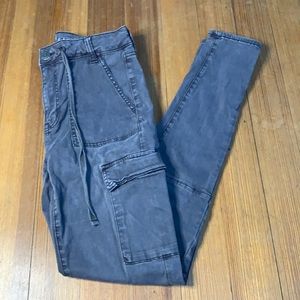 American Eagle Super Stretch Hi-Rise Jegging Drawstring Cargo Pants